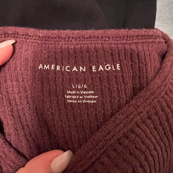 American Eagle Waffleknit Top - Picture 2 of 2